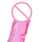 Jelly Double Penetration Anal Butt Plug Dildo Penis Sex Tool For Lesbian Gay - 5