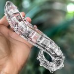 Blackwolf Sexual Glass Dildos Masturbator Realistic Dildo Crystal Penis Large G-spot Anal Butt Plug Adult Sex Toys For Woman