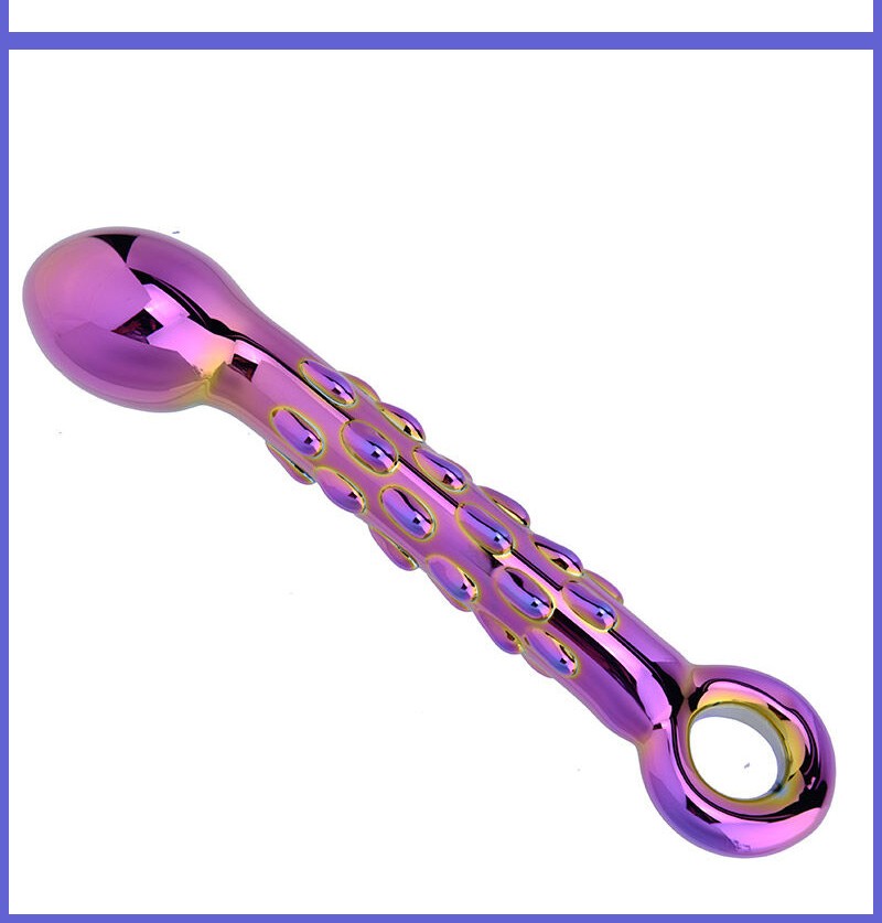 Blackwolf Large Crystal Glass Dildo Realistic Penis Masturbator Gspot Stimulator Anal Butt Plug Adult Sex Toys For Women - 17