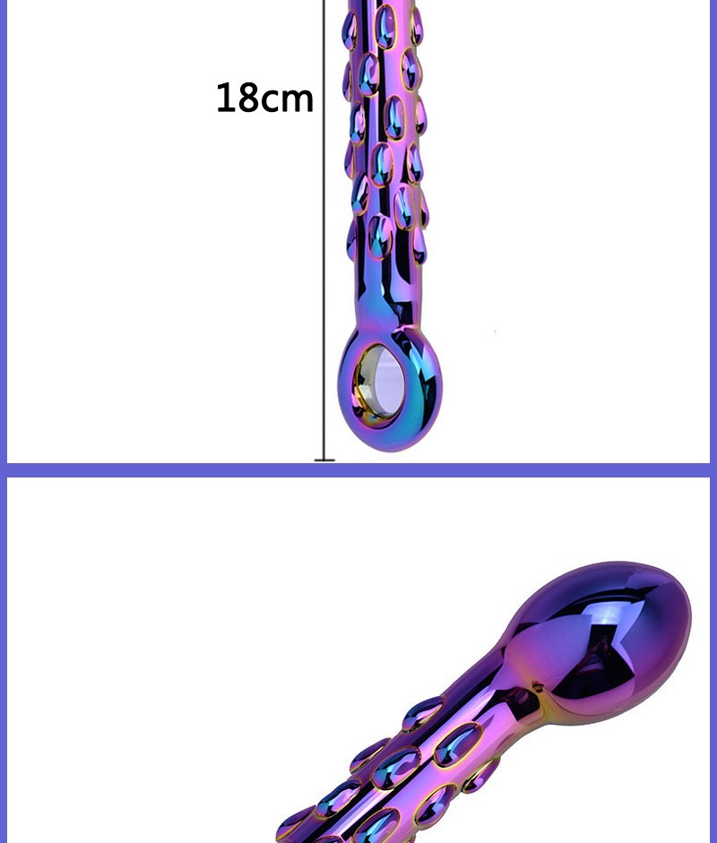Blackwolf Large Crystal Glass Dildo Realistic Penis Masturbator Gspot Stimulator Anal Butt Plug Adult Sex Toys For Women - 15
