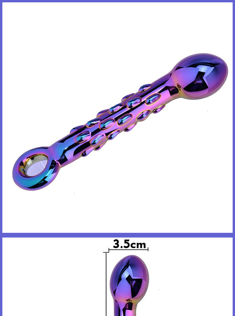 Blackwolf Large Crystal Glass Dildo Realistic Penis Masturbator Gspot Stimulator Anal Butt Plug Adult Sex Toys For Women - 14