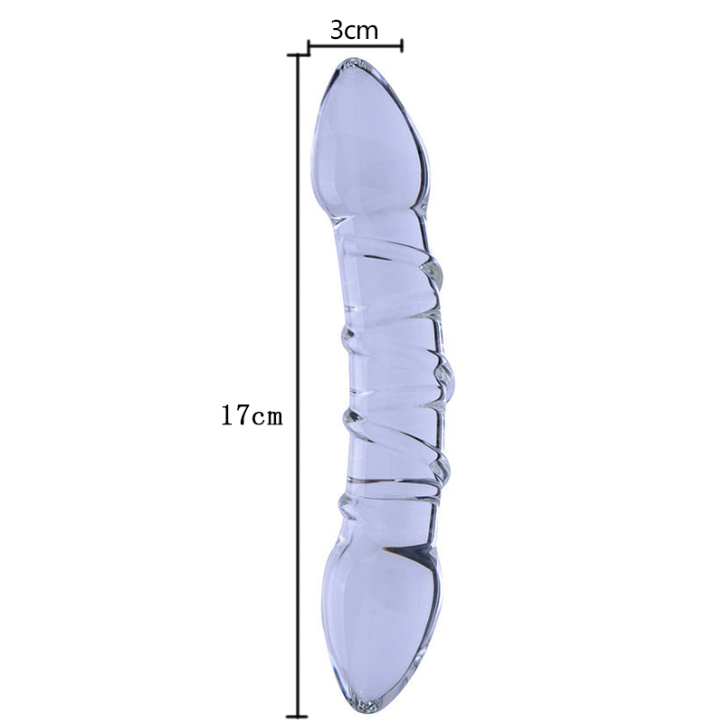 Blackwolf Large Crystal Glass Dildo Realistic Penis Masturbator Gspot Stimulator Anal Butt Plug Adult Sex Toys For Women - 8