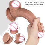 Real Flesh Dildo Realistic With Suction Cup Sucker Big Artificial Penis For Women Sex Toys Adult Product Dildos Woman - 2