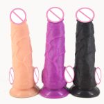 Big Dildo Suction Cup Black Realistic Huge Artificial Penis Man Dick Sex Toys For Women Lesbian Masturbate Shop - 4
