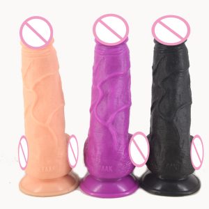 Big Dildo Suction Cup Black Realistic Huge Artificial Penis Man Dick Sex Toys For Women Lesbian Masturbate Shop - 4