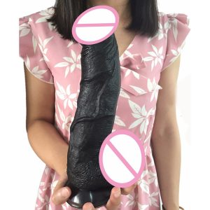 Big Dildo Suction Cup Black Realistic Huge Artificial Penis Man Dick Sex Toys For Women Lesbian Masturbate Shop