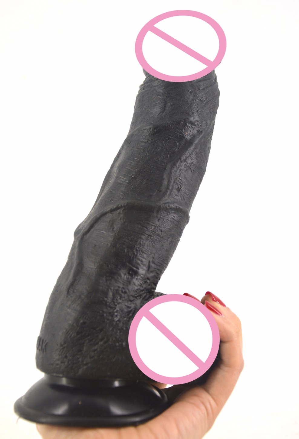 Large Realistic Black Dildo With Suction Cup Adult Sex Toy For Women Lesbians Solo Pleasures - 13