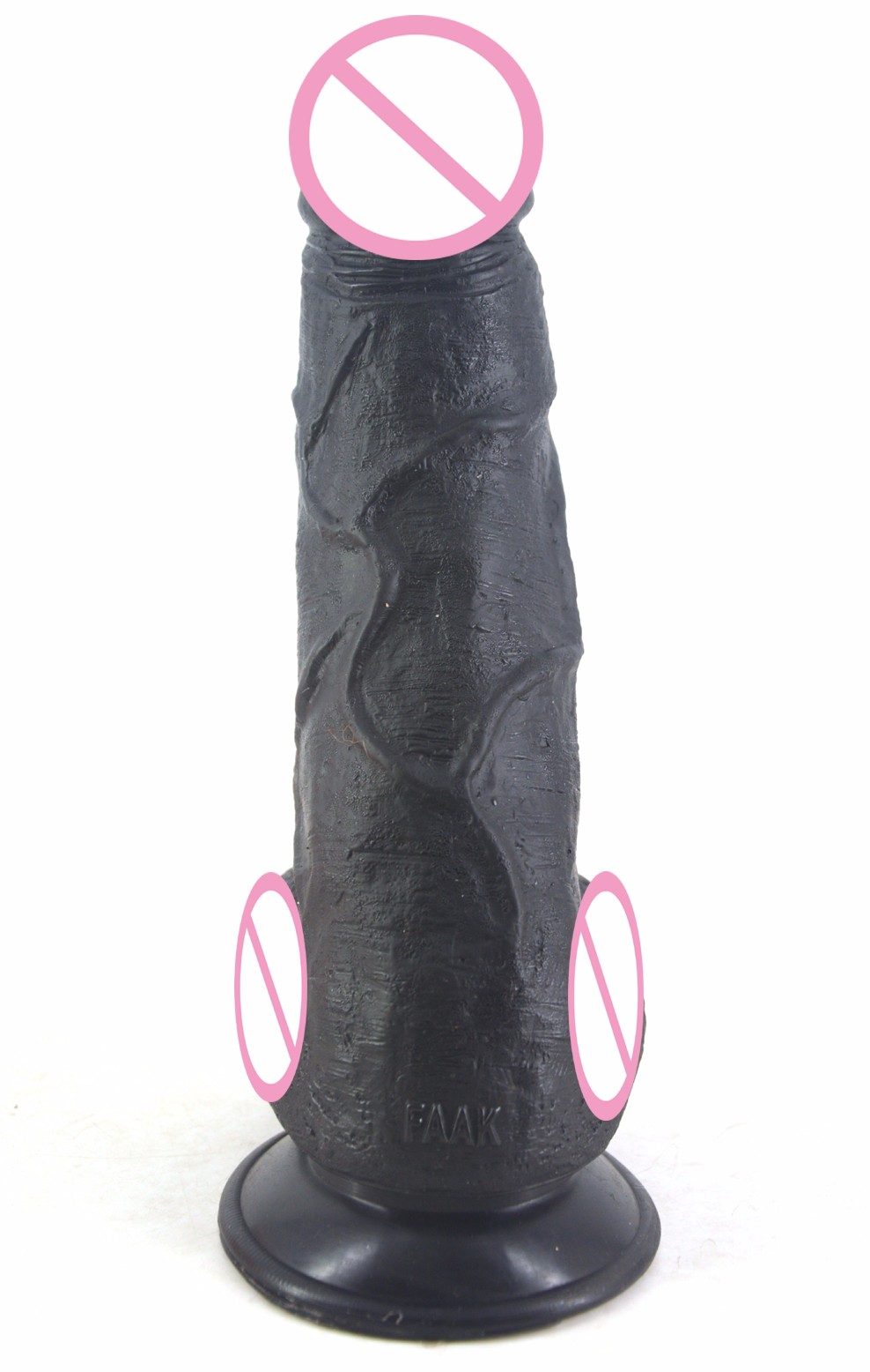 Large Realistic Black Dildo With Suction Cup Adult Sex Toy For Women Lesbians Solo Pleasures - 9
