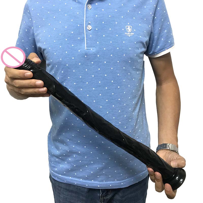 Ultrarealistic Extralong Soft Dildo Nonvibrating Adult Sex Toy With Suction Cup Strapon Anal And Vagina Massager - 1