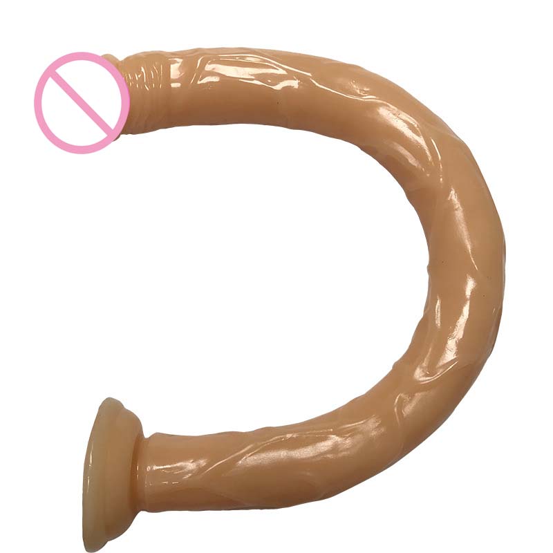 Ultrarealistic Extralong Soft Dildo Nonvibrating Adult Sex Toy With Suction Cup Strapon Anal And Vagina Massager - 3