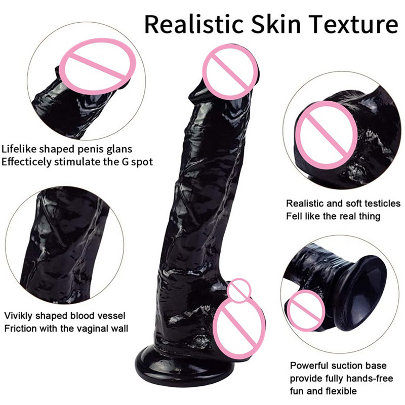 Realistic Dildo Vibrator For Women Gspot Stimulation Large Silicone Massager With Strong Suction Cup Adult Pleasure Toy - 29