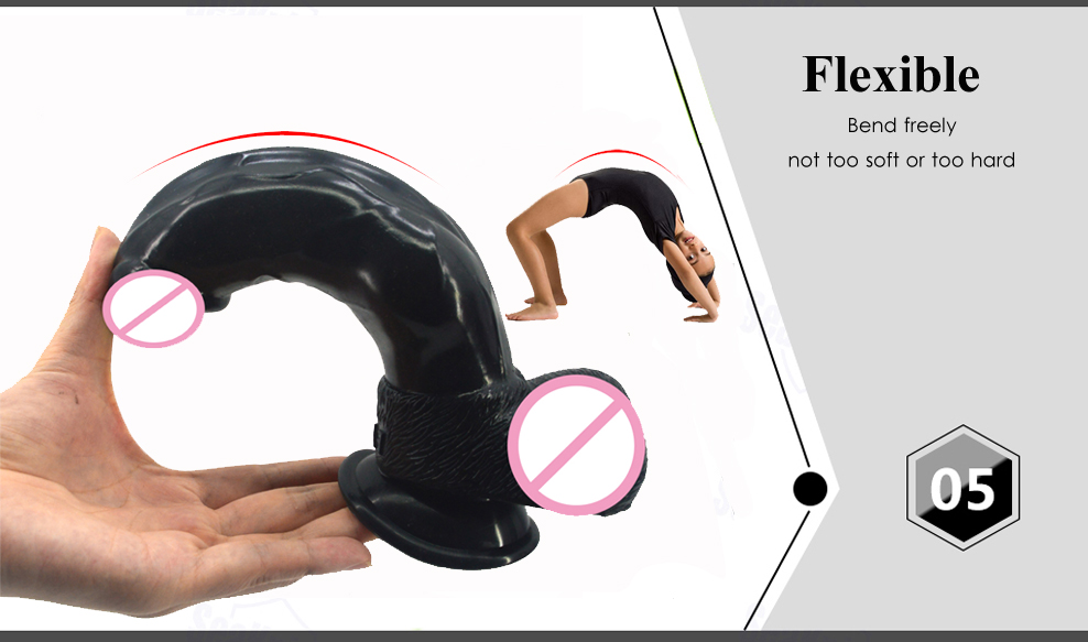 Large Silicone Wolf Canine Dildo With Suction Cup Knotted Animalinspired Adult Sex Toy Female Masturbator Accessory - 2