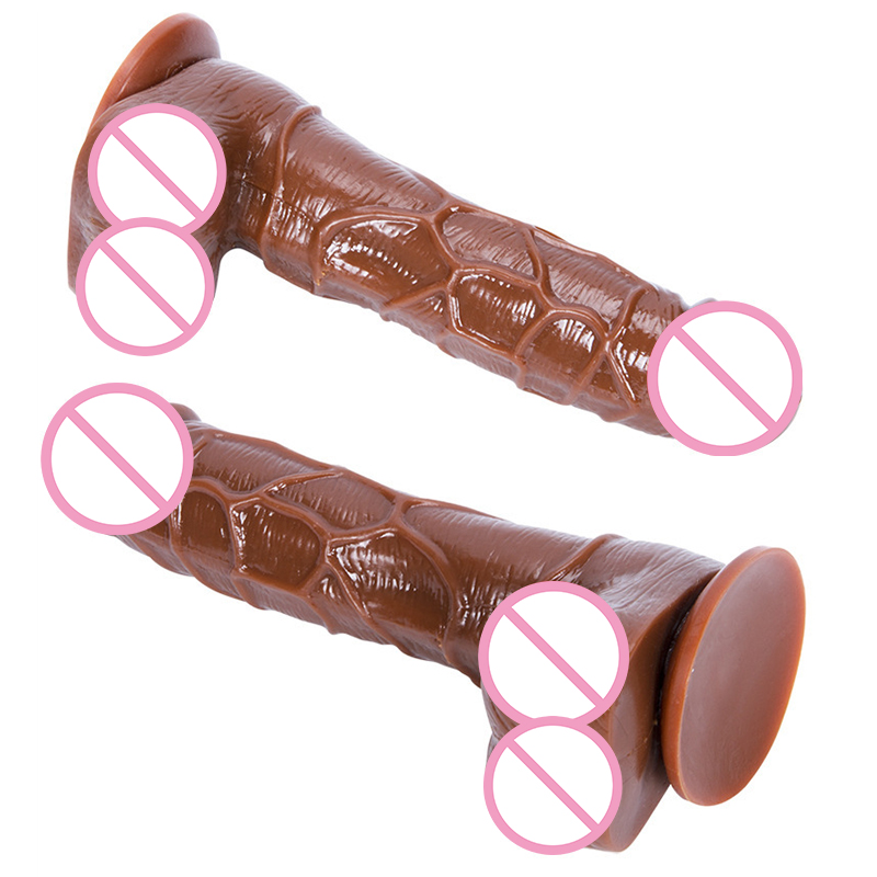 Realistic Dildo Vibrator For Women Gspot Stimulation Large Silicone Massager With Strong Suction Cup Adult Pleasure Toy - 7