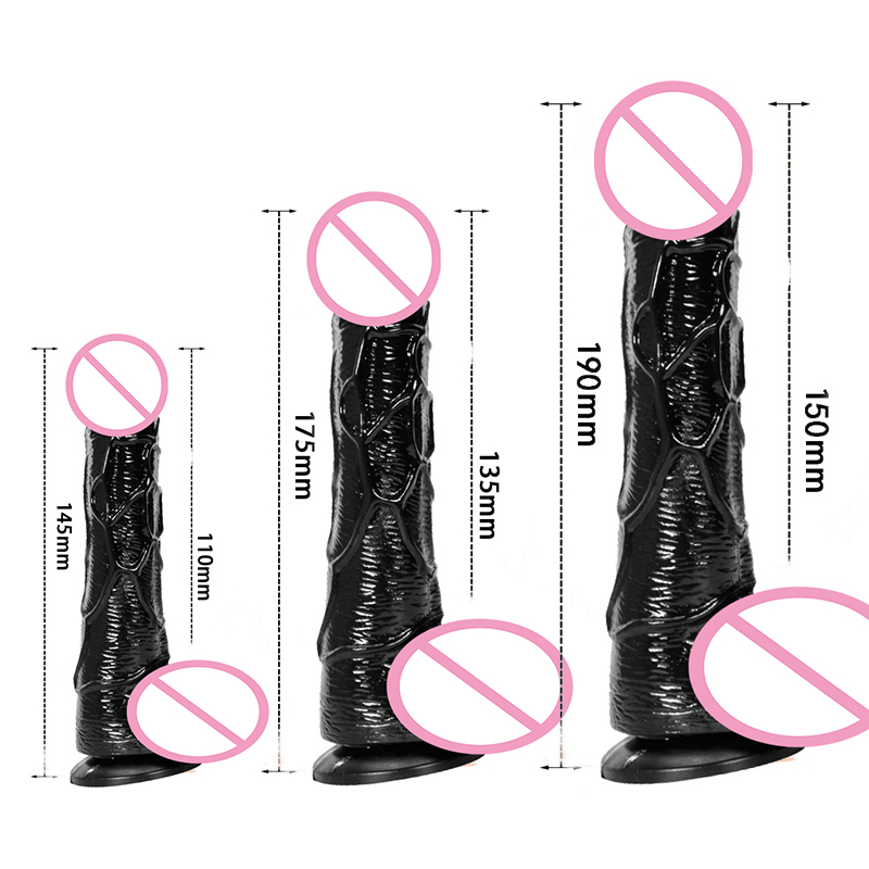 Realistic Dildo Vibrator For Women Gspot Stimulation Large Silicone Massager With Strong Suction Cup Adult Pleasure Toy - 3