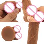 Huge Dildo Peins Intimate Sex Product Men's Strap-on Gode Super Realistic Thick Phallus Big Glans For Women Masturbator - 3