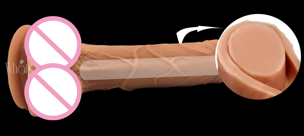 Realistic Large Dildo Thick Mens Strapon Intimate Sexual Pleasure Toy Super Lifelike Phallus Womens Masturbator - 5