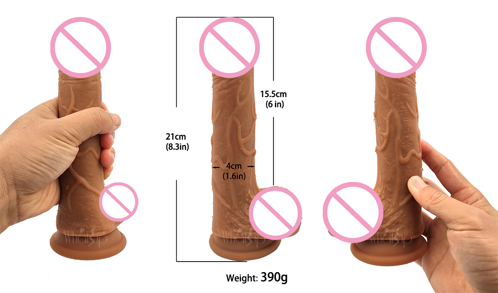 Realistic Large Dildo Thick Mens Strapon Intimate Sexual Pleasure Toy Super Lifelike Phallus Womens Masturbator - 3