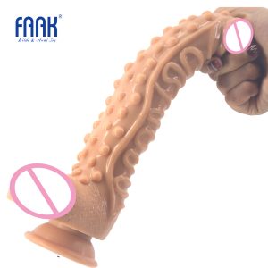 Long Big Silicone Dildo Realistic Penis Suction Deep Texture Sex Toys For Women Masturbator Extreme Stimulate Anal Massage - 2