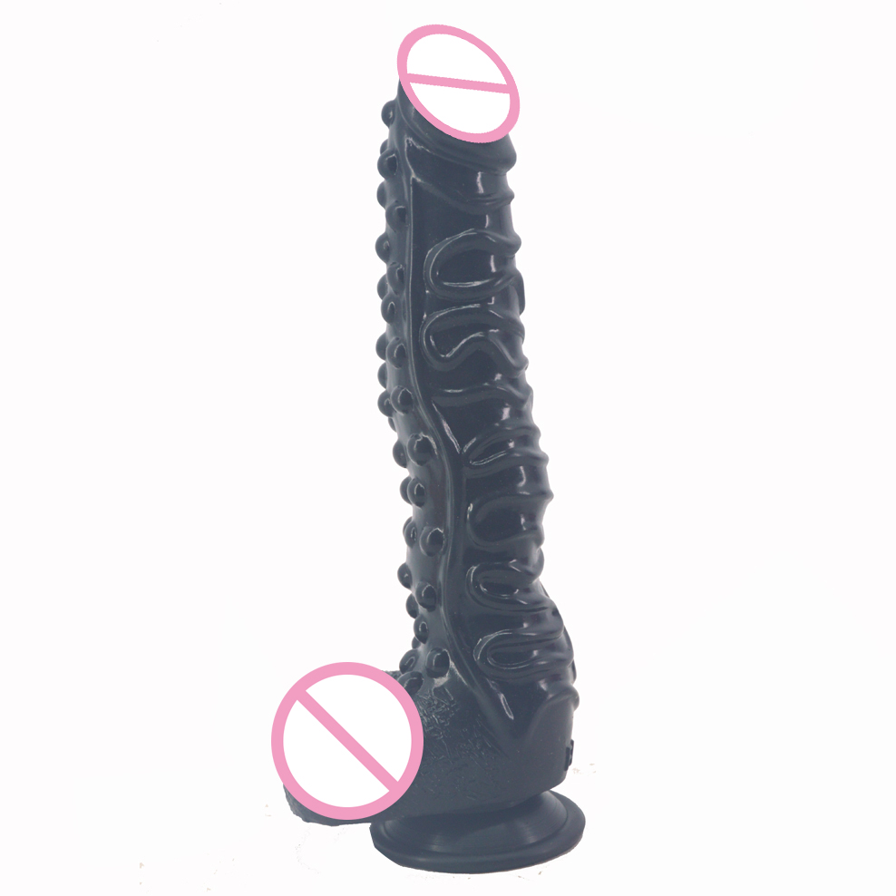 Realistic Large Silicone Dildo Extreme Stimulation Masturbator Womens Sexual Pleasure Toy With Deep Texture Anal Massage And Suction Features - 11