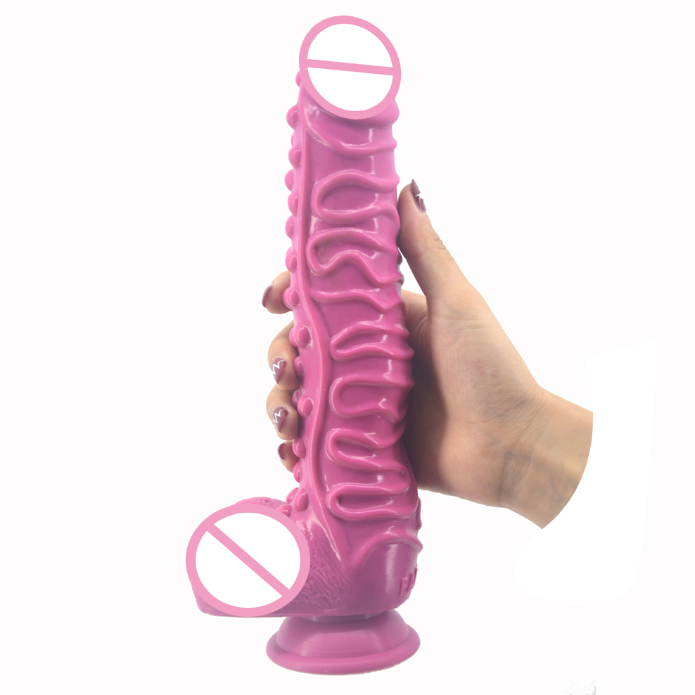 Realistic Large Silicone Dildo Extreme Stimulation Masturbator Womens Sexual Pleasure Toy With Deep Texture Anal Massage And Suction Features - 9