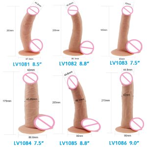 Tpe Realistic Ultra Soft Dildo With Suction Cup Big Penis For Lesbian Women Masturbation Toy Adult Sex Anal Huge Dildos - 2