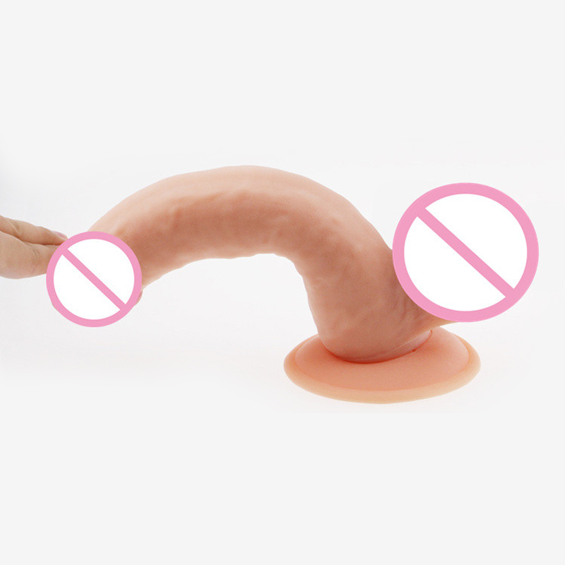 Tpe Ultrasoft Realistic Big Dildo Suction Cup Base Lesbianfriendly Sex Toy Masturbation Aid Anal Play - 8