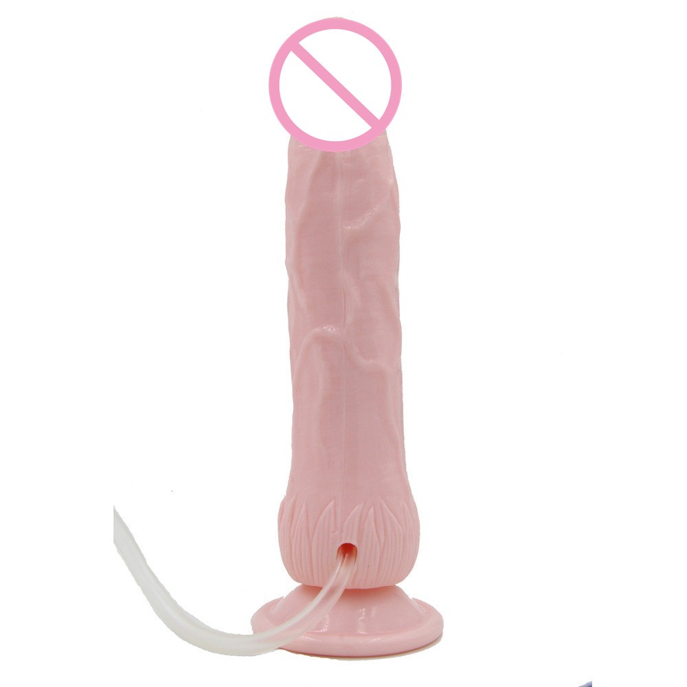 Water Ejaculating Dildo Large Pleasure Rubber Penis Female Masturbator Anal Massage Clitoral Stimulator Sex Toy - 3