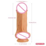 27x8 8 Cm Giant Flesh Dildo Thick Huge Suction Big With Cup Sex Toys For Female Masturbation Products - 6