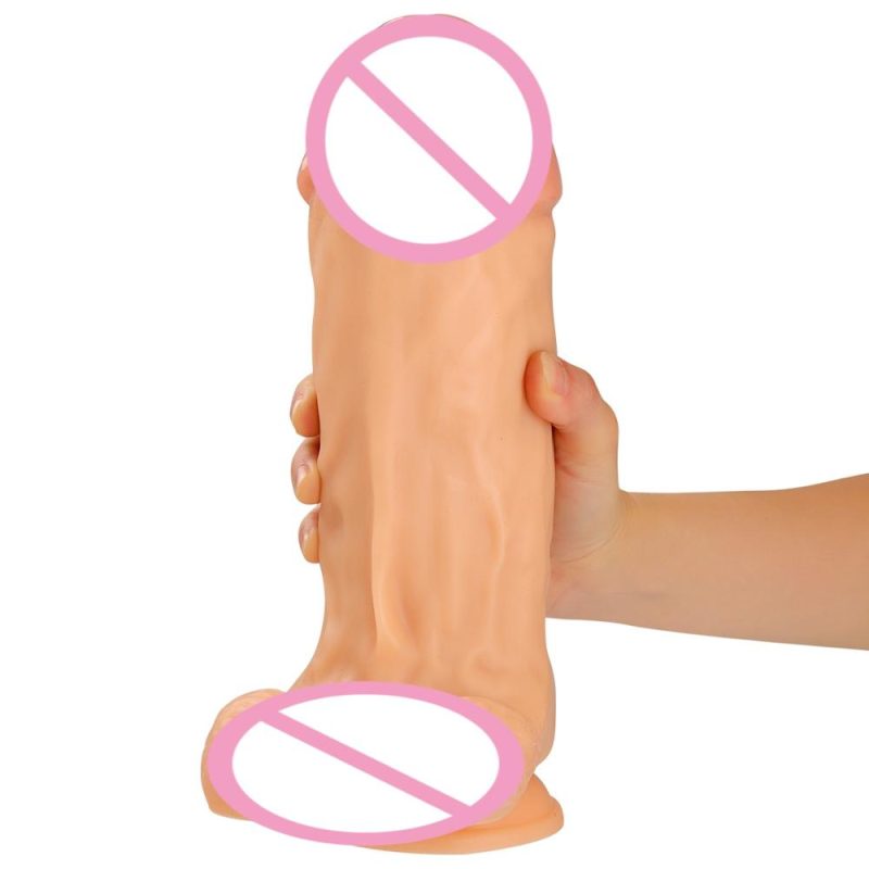 27x8 8 Cm Giant Flesh Dildo Thick Huge Suction Big With Cup Sex Toys For Female Masturbation Products - 2