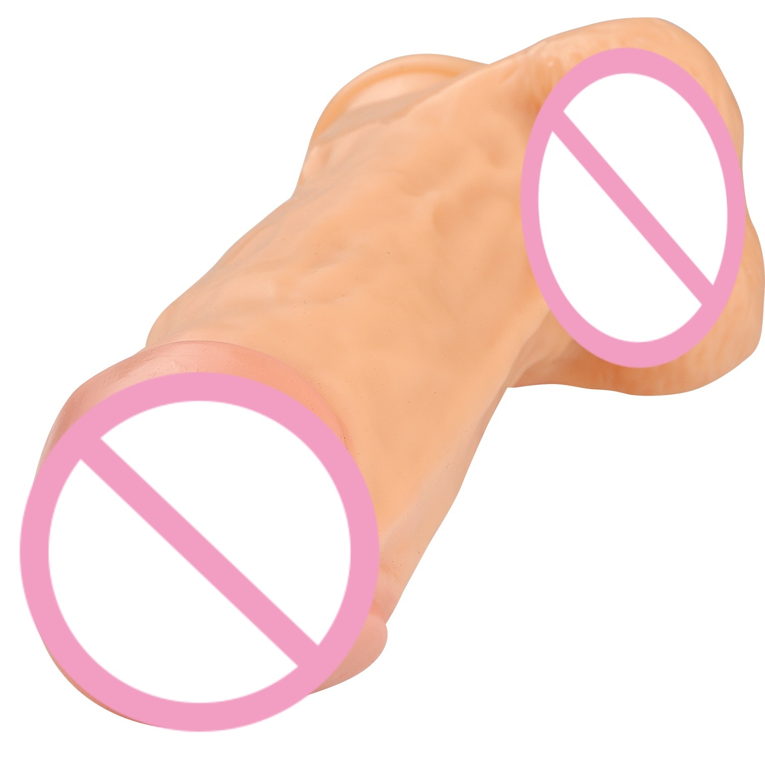 27x8cm Large Realistic Dildo Thick Fleshcolored With Strong Suction Cup Pleasure Toy For Women - 3