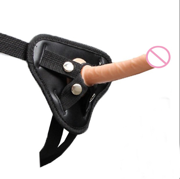 Realistic Strapon Mini Dildo With Harness 145x22cm Perfect For Lesbian Couples Anal Sex Toy Fake Penis - 7
