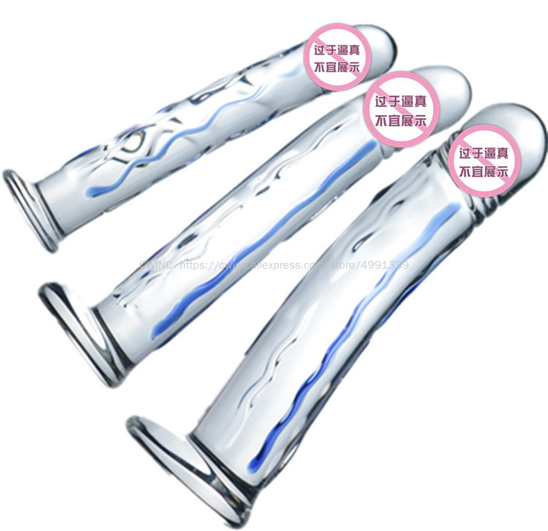Quality Cw0221 Glass Dildo Unisex Anal Massager Masturbator Pleasure Enhancer For Men And Women - 3