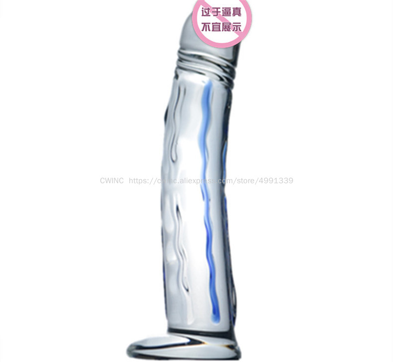 Quality Cw0221 Glass Dildo Unisex Anal Massager Masturbator Pleasure Enhancer For Men And Women - 6
