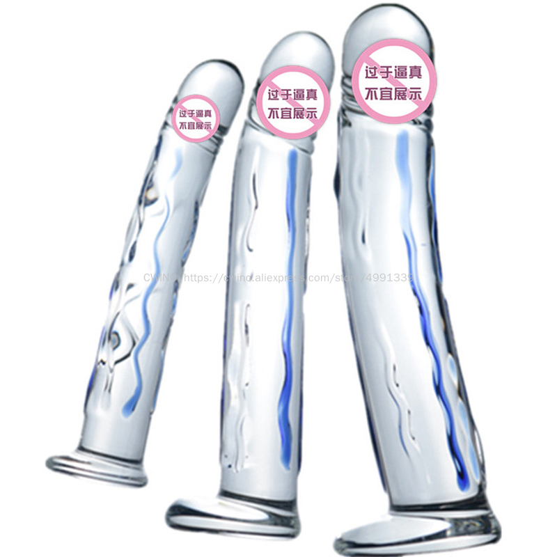 Quality Cw0221 Glass Dildo Unisex Anal Massager Masturbator Pleasure Enhancer For Men And Women - 8