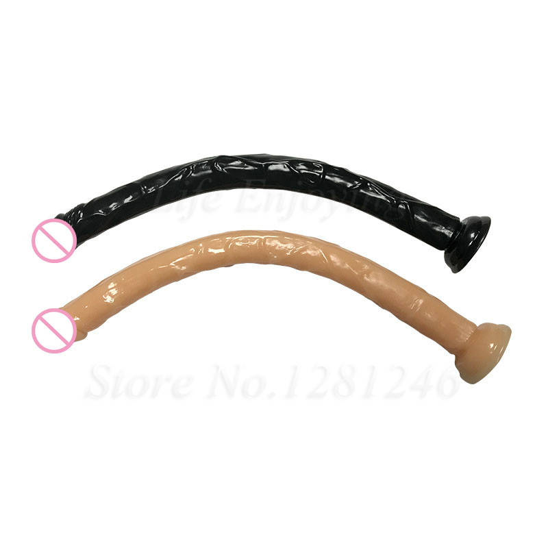 Super Long 50cm Realistic Dildo Flexible Soft Large Penis For Vaginal Anal Pleasure Unisex Adult Sex Toy For Women Men Gay Lesbian Big Butt Plugs - 3