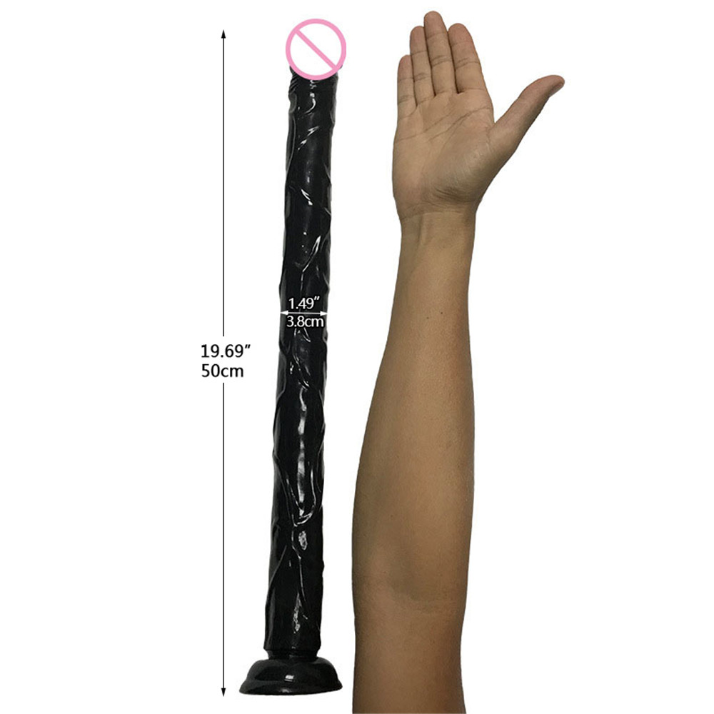Super Long 50cm Realistic Dildo Flexible Soft Large Penis For Vaginal Anal Pleasure Unisex Adult Sex Toy For Women Men Gay Lesbian Big Butt Plugs - 1