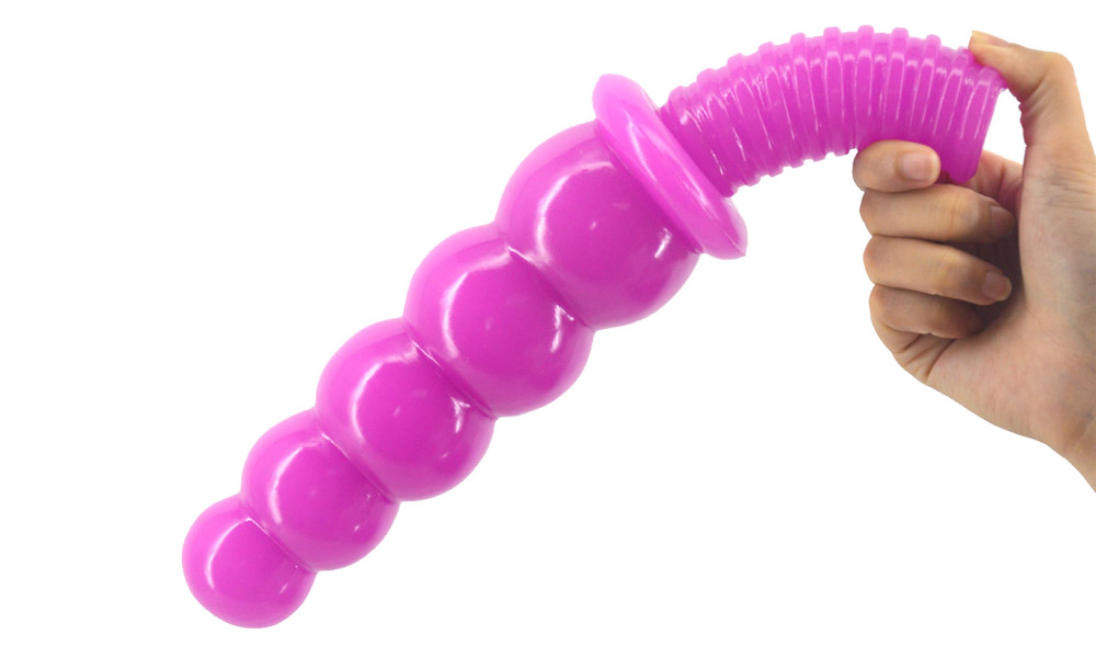 112 Inch Long Lesbianfriendly Sugarcoated Dildo With Screw Handle Huge Penis Butt Plug Anal Toy - 10