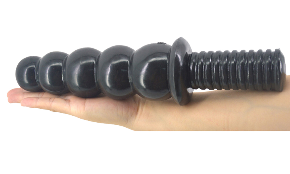 112 Inch Long Lesbianfriendly Sugarcoated Dildo With Screw Handle Huge Penis Butt Plug Anal Toy - 7