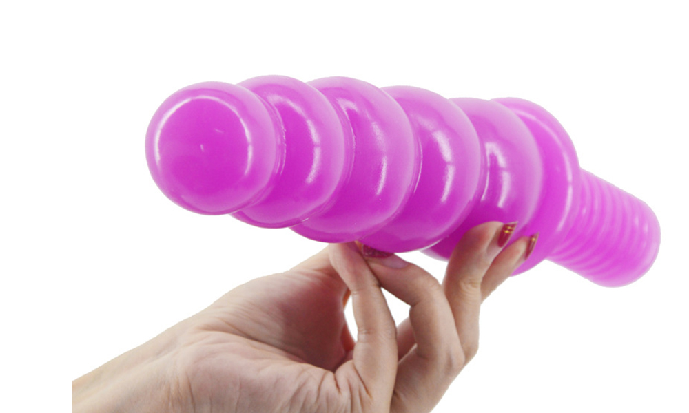112 Inch Long Lesbianfriendly Sugarcoated Dildo With Screw Handle Huge Penis Butt Plug Anal Toy - 6