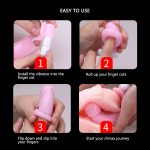 G Spot Finger Cap Dildo Vibrator For Woman Penis Extender Sleeve Vagina Toys Sex Machine Clitoris Stimulator Female Masturbator - 6