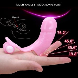 G Spot Finger Cap Dildo Vibrator For Woman Penis Extender Sleeve Vagina Toys Sex Machine Clitoris Stimulator Female Masturbator - 2