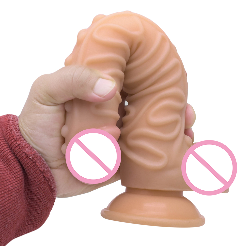 Ultrarealistic Extralarge Dildo Suction Cup Base Soft Flexible Adult Sex Toy For Women - 7