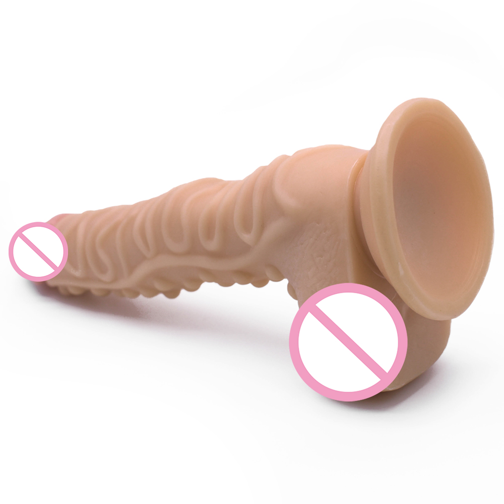 Ultrarealistic Extralarge Dildo Suction Cup Base Soft Flexible Adult Sex Toy For Women - 4