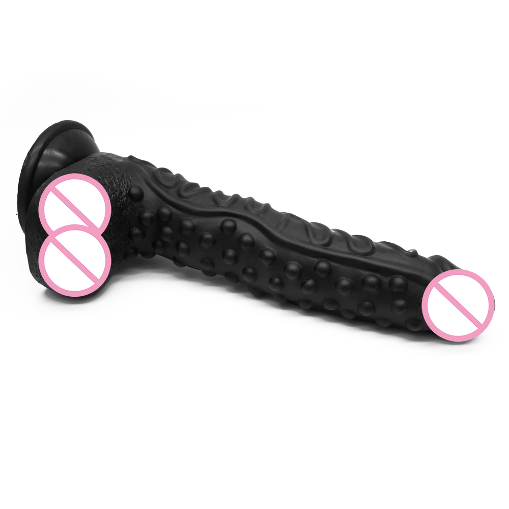 Ultrarealistic Extralarge Dildo Suction Cup Base Soft Flexible Adult Sex Toy For Women - 3