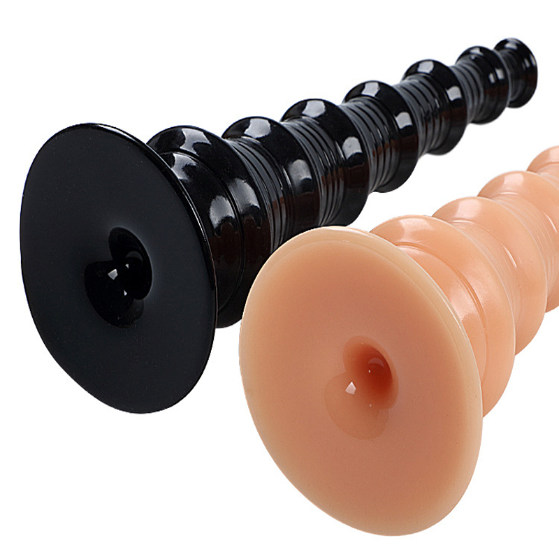 Extra Large Realistic Anal Dildo Butt Plug Unisex Strapon Toy Prostate Massager Bdsm Chastity With Suction Cup - 8