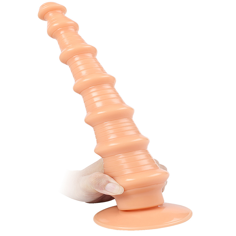 Extra Large Realistic Anal Dildo Butt Plug Unisex Strapon Toy Prostate Massager Bdsm Chastity With Suction Cup - 6