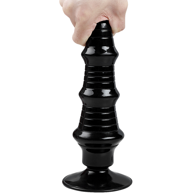 Extra Large Realistic Anal Dildo Butt Plug Unisex Strapon Toy Prostate Massager Bdsm Chastity With Suction Cup - 4