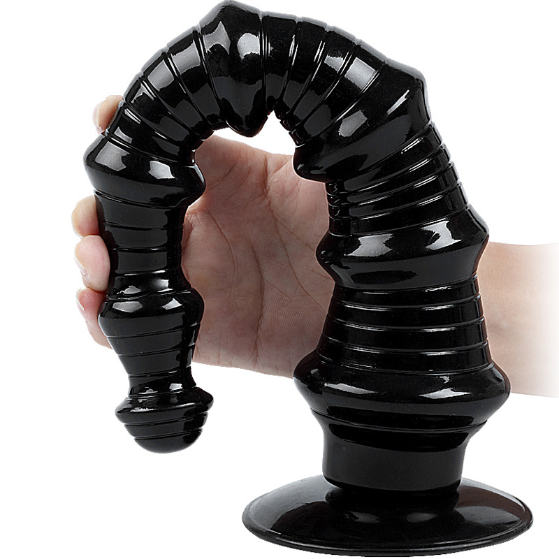 Extra Large Realistic Anal Dildo Butt Plug Unisex Strapon Toy Prostate Massager Bdsm Chastity With Suction Cup - 2