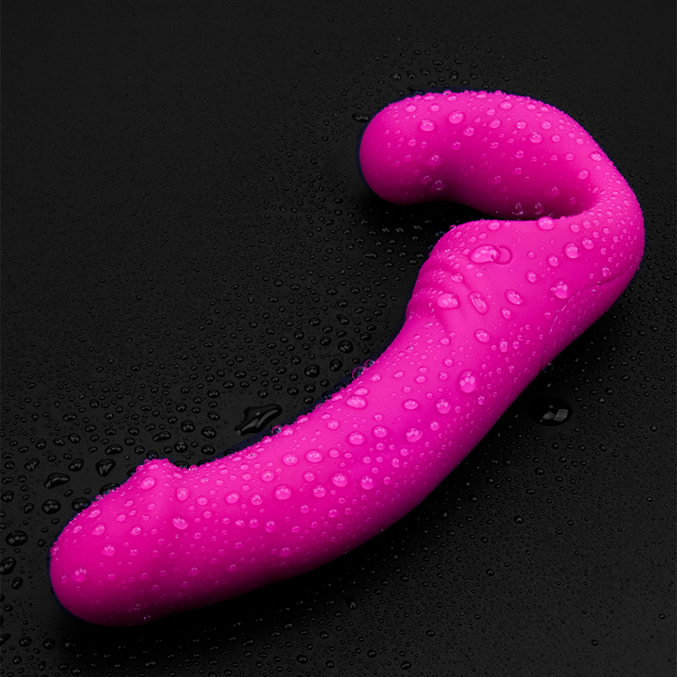 Femalefriendly Strapless Strapon Dildo 11mode Remote Vibrator Adult Intimate Toy For Lesbian Gay Couples - 9