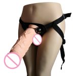 Amaboom 26x7cm Super Thick Huge Dildo Realistic Big Penis Suction Cup Strapon Strap On Pants Harness Dick Sex Toys - 2